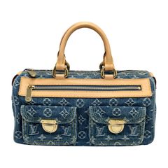 ルイヴィトン LOUIS VUITTON ハンドバッグ ネオスピーディ ボストン M95019 モノグラムデニム/レザー レディース
