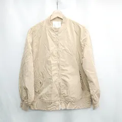◇ ⊇ ehka sopo エヘカソポ 長袖 ブルゾン サイズF ベージュ レディース E  【1502060024334】のサムネイル