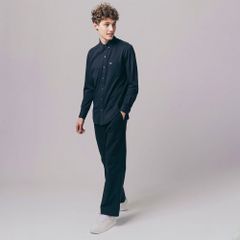 ラコステ LACOSTE クールマックスブレンド鹿の子地シャツ 通勤 通学 ストリート カジュアルシャツ オシャレシャツ 通勤 通学 メンズ MENSCOOLMAX BLEND KANOKOJI SHIRTT CH717EL-031 BLACK