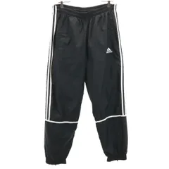 adidas アディダス トラックパンツ ブラック 裏メッシュ メンズ 古着