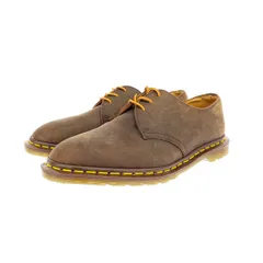 新品同様 Dr.Martens×JJJJound ドクターマーチン×ジョウンド 3ホール シューズ  ブラウン  ヌバック メンズ　240001118516