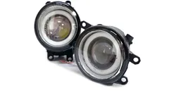 トヨタ 丸型 プロジェクターフォグランプ LED イカリング 互換 アクア CHR プリウス レクサス ノア VOXY エスティマ マークＸ