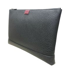 ACATE アカーテ バッグ メンズ / SACCHETTO-L BLACK サケット シュリンクレザー クラッチバッグ ジップポーチ ブラック / イタリア ブランド A4サイズ