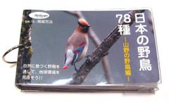 ☆値下げ☆送料無料☆カードブック（野鳥図鑑　ポケットタイプ） 日本の野鳥78種～山野の野鳥編～
