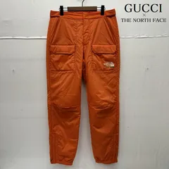 【新品未使用】グッチTHE NORTH FACE カーゴパンツ 663742 GUCCI×THE NORTH FACE ナイロンパンツ 663742 ZLF8Z レッド
