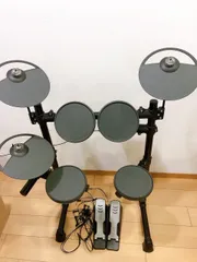 ☆【直接取引限定】【直接引渡し】　【動作未確認】YAMAHA DTX 電子ドラムセット ブラック　【楽器】