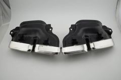 ベンツAMG対応マフラーカッター 2本セットブラックスポーティ＆高級ドレスアップ ベンツAMG対応マフラーカッター 2本セットブラックスポーティ＆高級