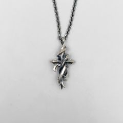 廃盤品】氷室京介 パーソナルジーザス クロス イバラ ネックレス 
