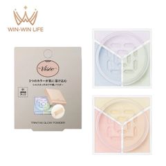 ヴィセ トリニタス グロウ パウダー 5.5g 全2色 選べる ルースパウダー フェイスパウダー 3色のコントロールカラー 肌の悩みをカバー 自然感 透け感 血色感 ツヤ肌 しっとり溶けこむ 肌保護 Visee KOSE kose