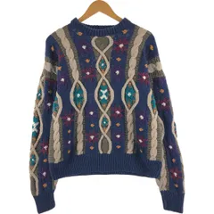 激レアヴィンテージ ノーザン・アイルズ 総柄ハンドメイドパッチワーク