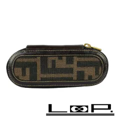 ■美品■　フェンディ 8連 キーケース ズッカ レザー キャンバス ブラウン 【301025】1のサムネイル