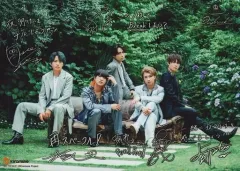【中古】生写真(男性) SparQlew/集合(5人)/印刷サイン、メッセージ入り・2Lサイズ/CD「Daybreak」A-on STORE・A!SMART特典ブロマイド