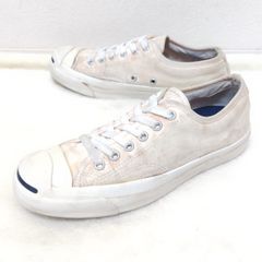 定番商品◎【CONVERSE】コンバース Jack Purcell ジャックパーセル ローカット 1R193 キャンバス ヒゲ スマイル カジュアル 定番 デイリー リメイク オリジナル メンズ レディース 白 ホワイト 24.5㎝/M16794jT