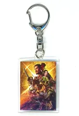 【中古】キーホルダー パッケージイラスト アクリルキーホルダー 「PS4/Switchソフト 信長の野望・新生 with パワーアップキット」 浅草マッハ購入特典