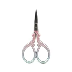 LOYELEY 刺繍ハサミ 縫製はさみ 糸きりハサミ 小さい手芸はさみ ステンレス製 良い切れ味 DIY 裁縫ツール 手芸用 手軽 持ちやすい ヴィンテージ (グラデーションカラー)