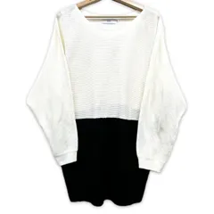 AZUL BY MOUSSY（ホワイト・ブラック）アズールバイマウジー ドルマン  ニット トップス