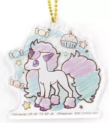 [중고] 잡화 포니타 아크릴 매력 [이치 반 쿠지 Pokemon Mimikkyu's Sweets Party] H상