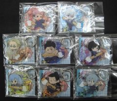 呪術廻戦 ふでマメ アクリルキーホルダー2 虎杖悠仁 (逕庭拳) ･五条悟 (無量空処) ･七海建人 ･東堂葵 ･禪院真依 ･三輪霞 ･夏油傑 ･真人 全8種セット