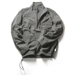 美品 ROTOL ロトル ハーフジップ ブルゾン グレー シェル - メルカリ