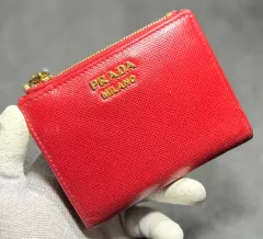 正規品 PRADA(プラダ) サフィアーノ 二つ折り財布