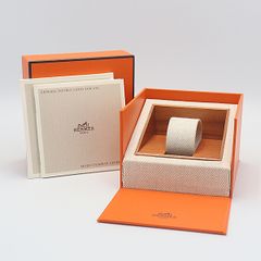美品 エルメス 空箱 取扱説明書 オレンジ 付属品 腕時計 時計ケース