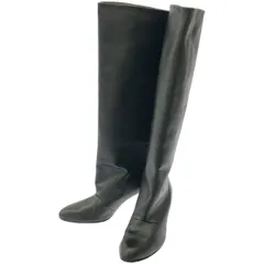 Carmen Salas カルメンサラス 21AW ヒールロングレザーブーツ 21093043002630 ブラック 36のサムネイル