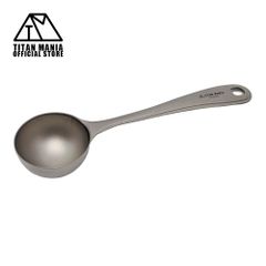 TITAN MANIA チタンマニア コーヒーメジャースプーン 計量 スプーン 20ml チタン製 軽量 メジャースプーン 食器 カトラリー 調理器具 キッチン おしゃれ キャンプ ソロキャンプ アウトドア用品 キャンプ用品