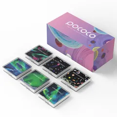 新品 POCOCO プラネタリウム 家庭用 スタープロジェクターライト専用 交換用5K超高透過光学ディスク（95%）200万画素対応 星空・銀河再現ディスク タイマー機能付きライトに最適 おしゃれ インテリア ギフトにぴったり(オーロラ深海)