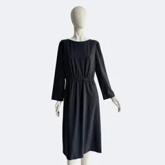 自由区 ジユウク ワンピース ネイビー 長袖 未使用 紺色