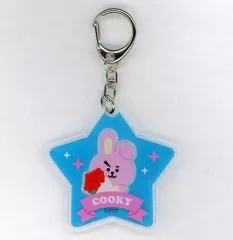 【中古】雑貨 COOKY(ジョングク) トレーディングアクリルキーホルダー 星型 「BT21」