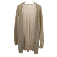 ドレステリア カシミヤ100％ 長袖 ロング ニットカーディガン ブラウン DRESSTERIOR レディースのサムネイル