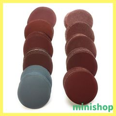 【在庫処分】【ASPALAND】 サンドペーパー マジック式 100枚セット １０種の粒度 各１０枚 (50mm 100枚セット)
