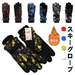 送料無料 スキーグローブ キッズ スノー手袋 スノーボードグローブ 男の子 女の子 五本指 裏起毛 防水 手袋 撥水加工 スキー手袋 ジュニア 子供 スノボー スノボグローブ 透湿 防水 滑り止め付き#mjx4621