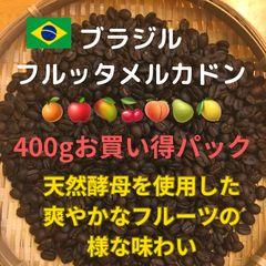 自家焙煎 ブラジル フルッタメルカドン 400g 豆又は粉 - メルカリ