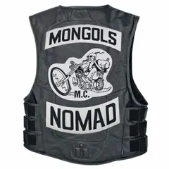 1%er MC モーターサイクルクラブパッチ NOMAD Mongols アイロンパッチ チョッパー イージーライダース ヘルズエンジェルス アメリカン ダイナ ソフテイル ツーリング スポーツスター Harley Davidson 81 support He