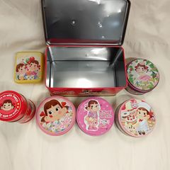 ペコちゃん缶 いろいろ7種セット c609