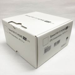 【未使用】2023年4月製造 ZTE Corporation Speed Wi-Fi HOME 5G L11 ホワイト ZTR01SWU ホームルーター UQコミュニケーションズ