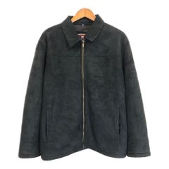 CHAPS チャップス フェイクスエードジャケット ラルフローレン ブラック (メンズ XL) 中古 古着 S6958