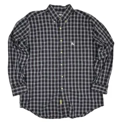 Burberry BURBERRY(バーバリー ) クレスト ロゴ 刺繡 ノヴァ チェック シャツ