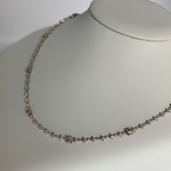 【中古】KASHIKEY カシケイ PT900ブラウンダイヤモンド ネックレスBD
