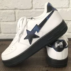 BAPESTA ブルーカモ　25cm スニーカー キャンバス ベイプスタ A BATHING APE スニーカー BAPE STA #2 K キッズ 子供 男の子