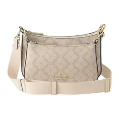 新品 ケイトスペード kate spade ショルダーバッグ デュエット クロスボディ ダークベージュマルチ