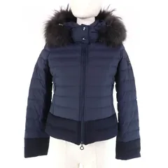 【美品】TATRAS　タトラス　VARENA　ヴァレナ　ダウン　ファー　ネイビー TATRAS タトラス ダウンジャケット VARENA ヴァレナ ブラック