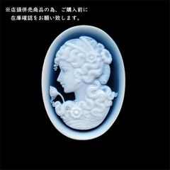 ストーンカメオのルース ストーンカメオ ルース 約39.62×29.79mm 約6.0g【30ct】 加工