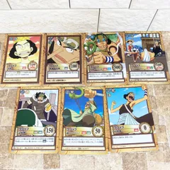 7枚 【ウソップセット】 ワンピース カードダス ハイパーバトル ONE PIECE まとめ売り 当時もの  BANDAI バンダイ