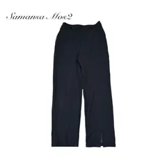228◯ samansa mos2 スラックス　フロントスリット　F