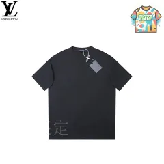 【今日WTO】Louis Vuitton 2025ss チェーン刺繍丸首 T シャツ-FT61