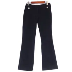 美品 ヴェルサーチ VERSACE CLASSIC パンツ ロングパンツ コーデュロイ コットン 無地 ボトムス レディース イタリア製 26 ブラックのサムネイル