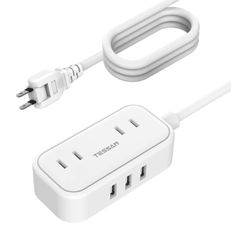 新品 たこあしコンセント 3type-Aポート テーブルタップ 2個AC口 タコ足配線 コンセント usb マルチ 電源タップ 3m oa 延長コード