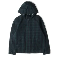 AIGLE エーグル ジャケット サイズ:L GORE-TEX フード付き ブラックウォッチ 柄 フルジップジャケット ネイビー グリーン 紺緑 アウター ブルゾン コート アウトドアのサムネイル